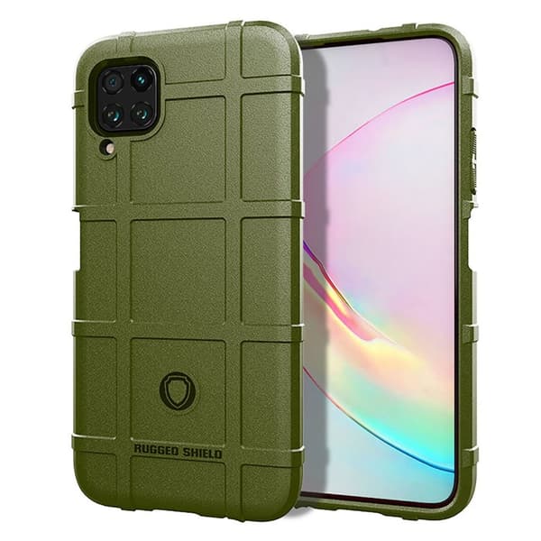 Rugged Shield cover - Huawei P40 Lite / Nova 6 SE - Militærgrøn Green