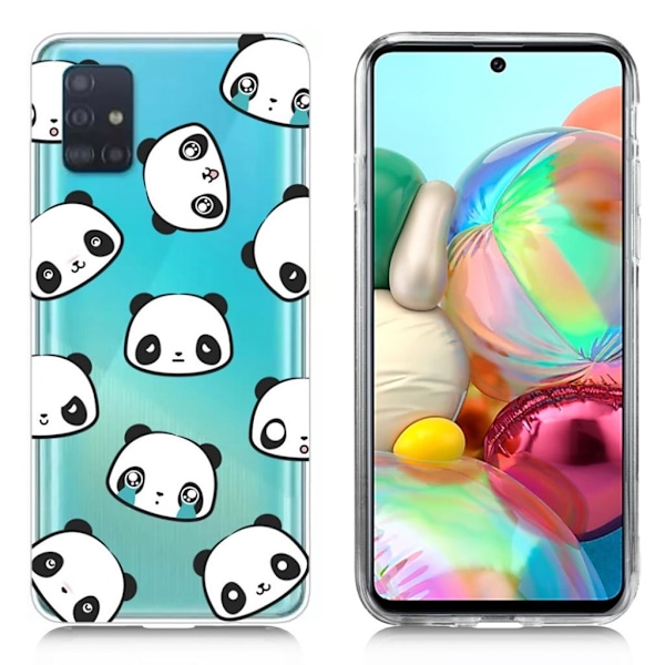 Deco Samsung Galaxy A71 kotelot - Pandat White