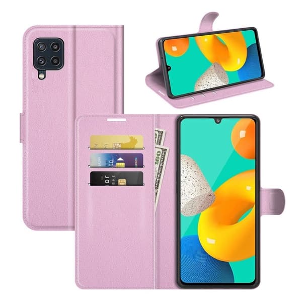 Classic Samsung Galaxy M32 flip etui - Rosa Pink