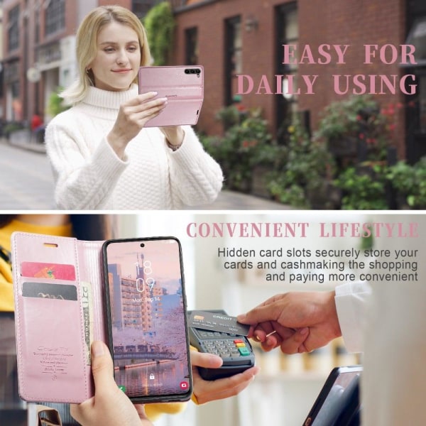 CaseMe Samsung Galaxy S23 Smooth Fodral - Rosa Rosa
