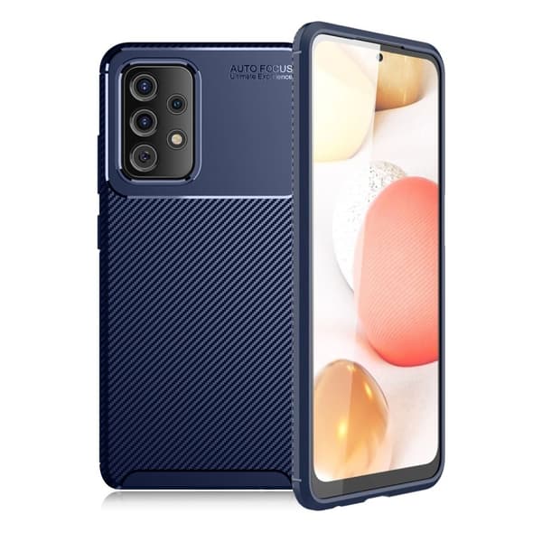 Carbon Shield Samsung Galaxy A52 5G skal - Blå Blå