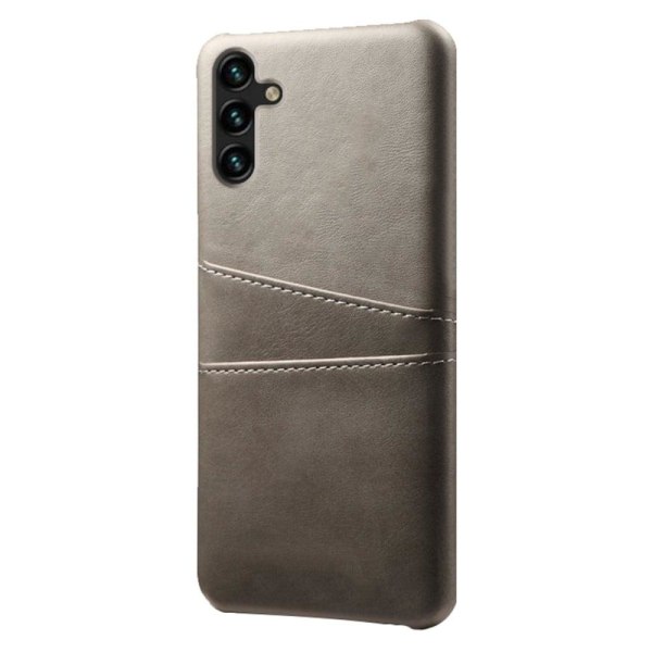 Dual Card Fodral Samsung Galaxy A54 - Grå Silvergrå