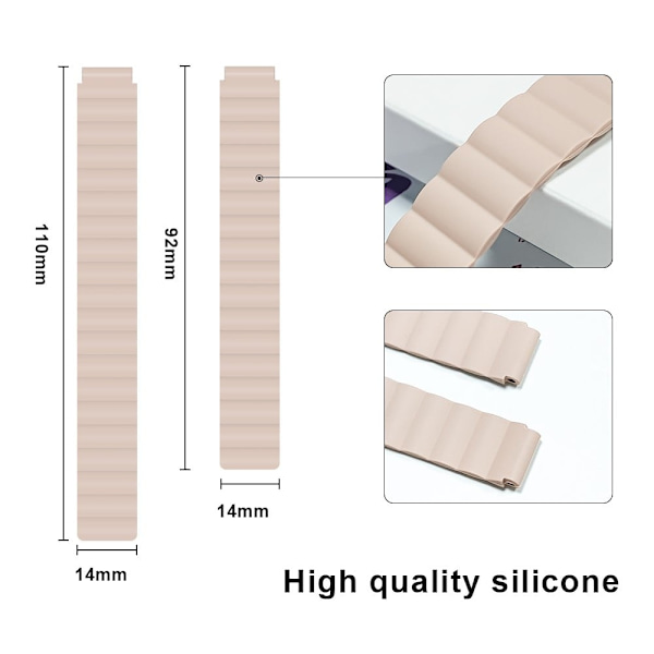Xiaomi Mi Smart Band 4 / 3 unik silikone-urrem - Sort Black