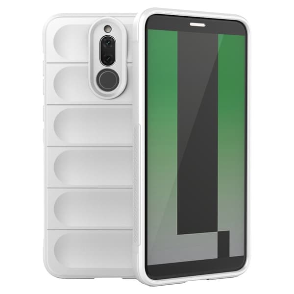 Deksel med mykt grep for Huawei Mate 10 Lite - Hvit White
