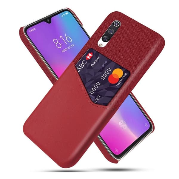 Bofink Xiaomi Mi 9 Lite Kort Deksel - Rød Red