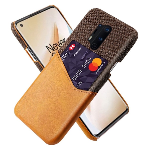 Bofink OnePlus 8 Pro-kort deksel - Brun Brown