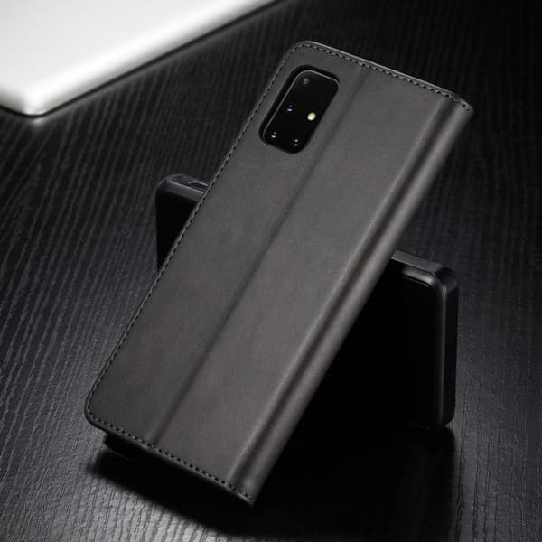 LC.IMEEKE Samsung Galaxy A51 5G Flip Etui - Sort Black