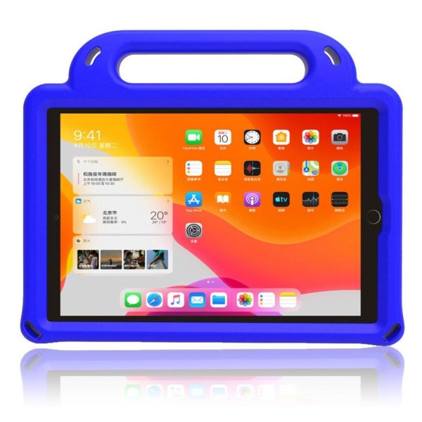 iPad Mini (2019) triangle pattern kid friendly case - Purple Purple