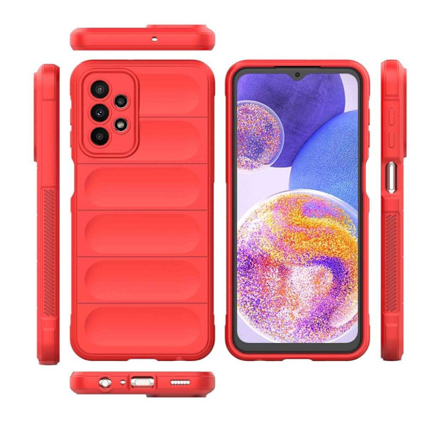 Blødt grebsformet cover til Samsung Galaxy A23 5G - Rød Red