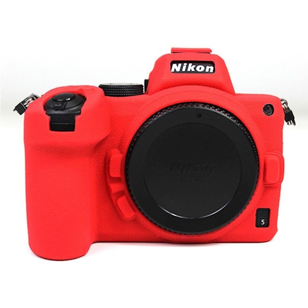 Nikon Z5 silikoneetui - Rød Red
