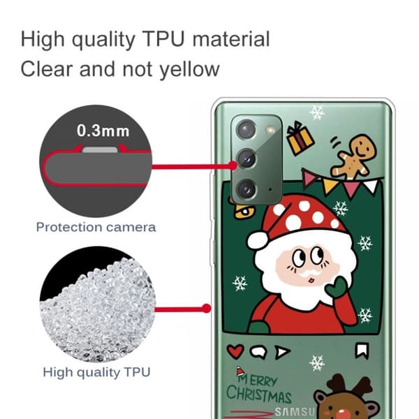 Christmas Samsung Galaxy Note 20 fodral - Hand Painted Santa multifärg