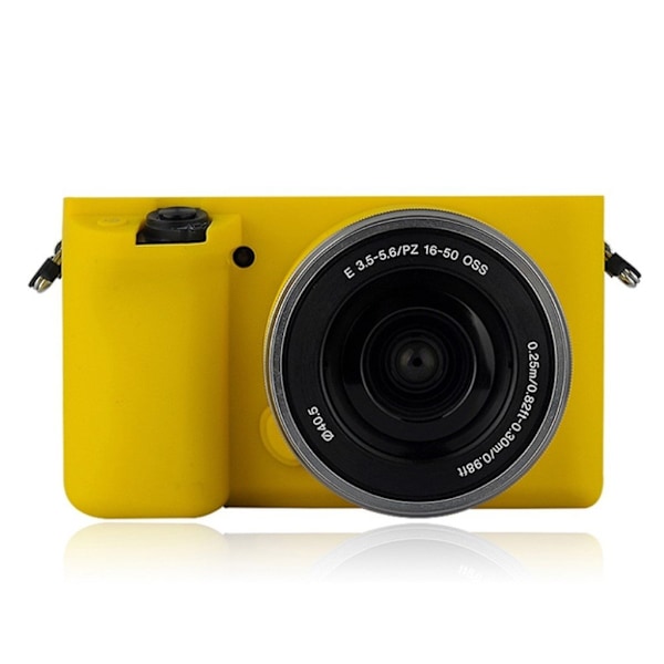 Sony Alpha A6300 ja A6000 tyylikäs kamerakotelo - Keltainen Yellow