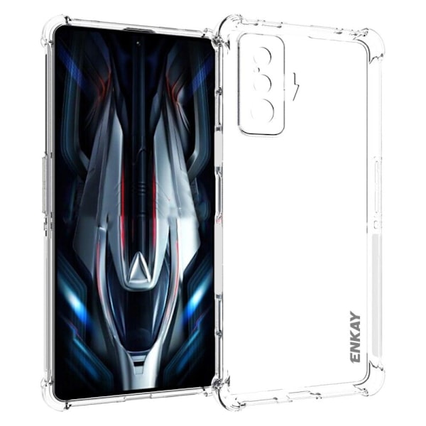 ENKAY klart faldsikkert etui til Xiaomi Poco F4 GT Transparent