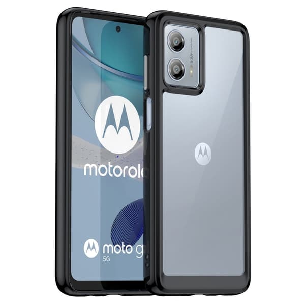 Motorola Moto G53 smart akryl cover - Sort Black