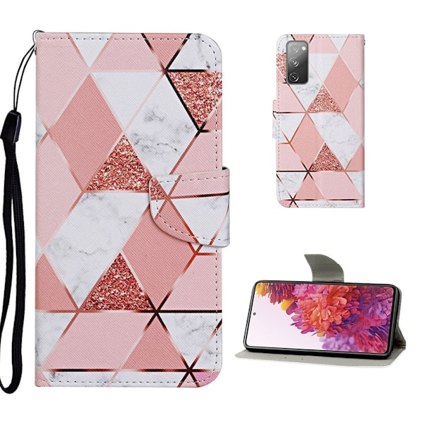 Wonderland Samsung Galaxy S20 Fe 5g / S20 Fe Flip Etui - Stone Grain Pink