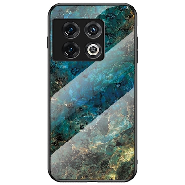 Fantasy Marmor OnePlus 10 Pro skal - Smaragd Marmor multifärg
