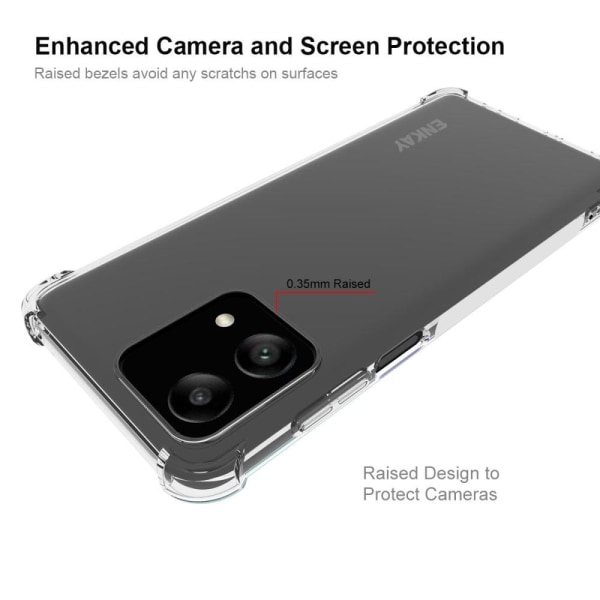 ENKAY clear drop-proof case for Motorola Moto G Stylus (2023) Transparent