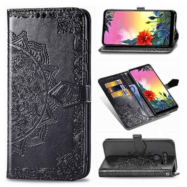 Mandala LG K50S etui - Sort Black