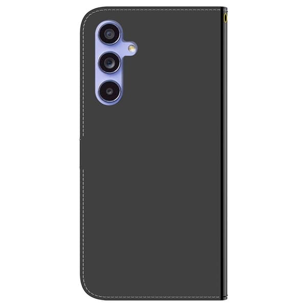 Mirror Samsung Galaxy A55 flip case - Musta Black