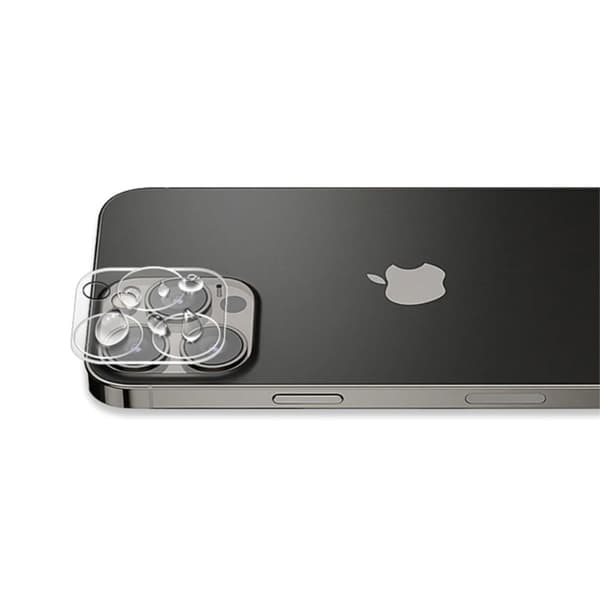 MOCOLO iPhone 14 Pro kameralinsebeskyttelse af hærdet glas Brown