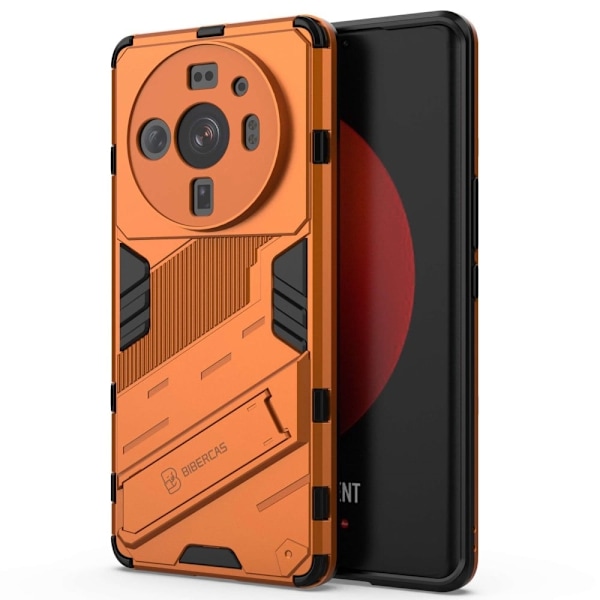 Shockproof Hybrid Suojakuori With A Modern Touch For Xiaomi 12s Ultra - Oranssi Orange