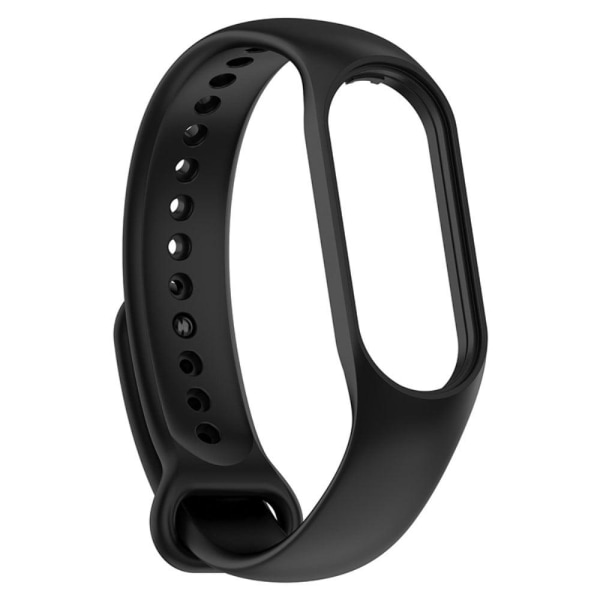 Xiaomi Mi Band 7 / 6 / 5 enkelt klockarmband - Svart Svart