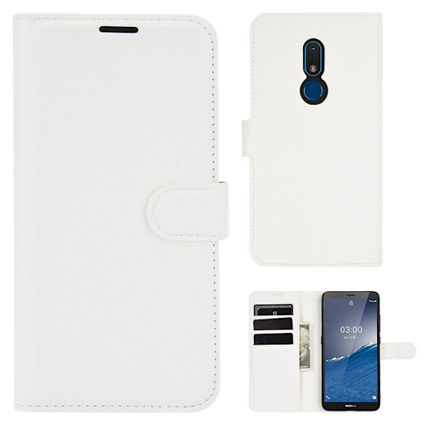 Classic Nokia C3 fodral - Vit Vit