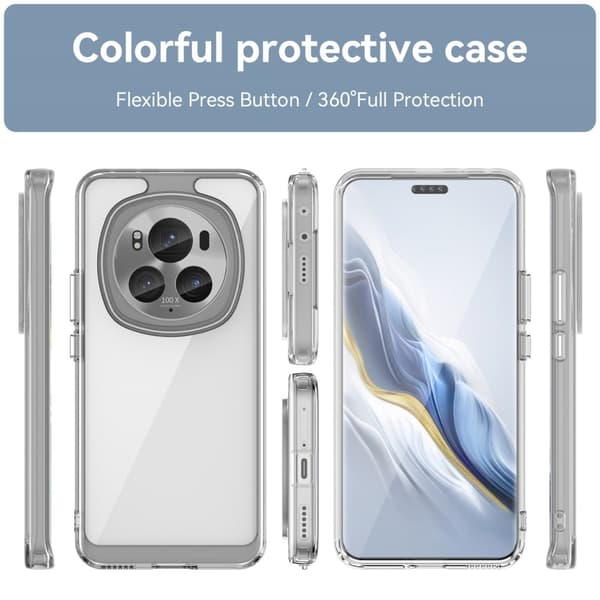Honor Magic 6 Pro smart akryldeksel - Gjennomsiktig Transparent