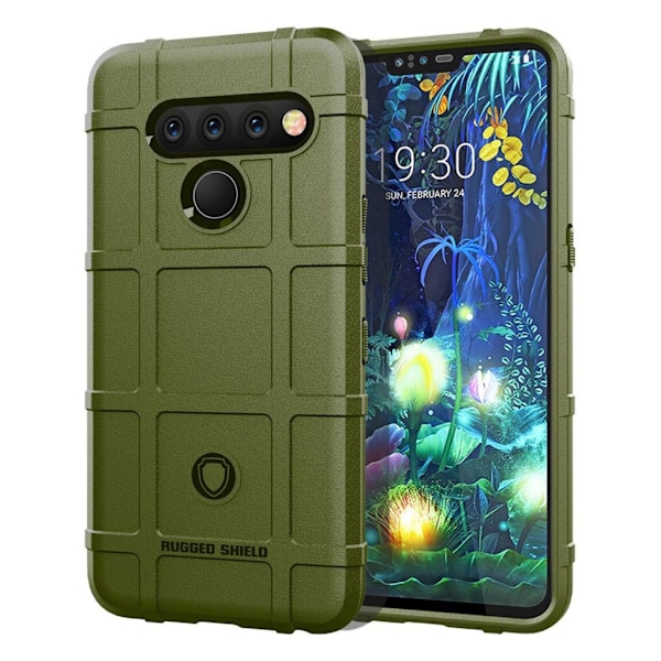 Rugged Shield LG V50 ThinQ cover - Militærgrøn Green