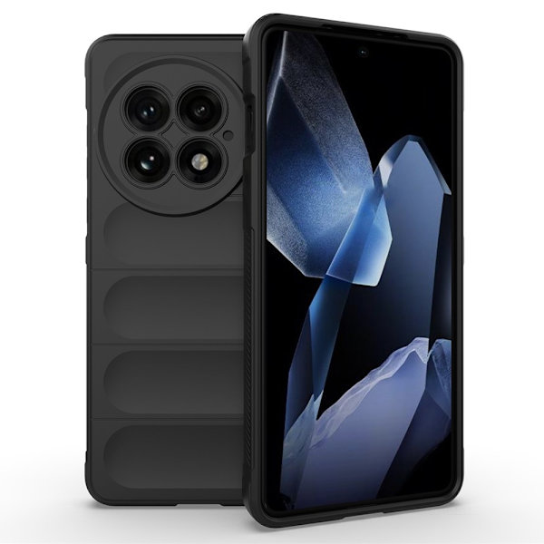 Blødt grebsformet OnePlus 13 cover - Sort Black
