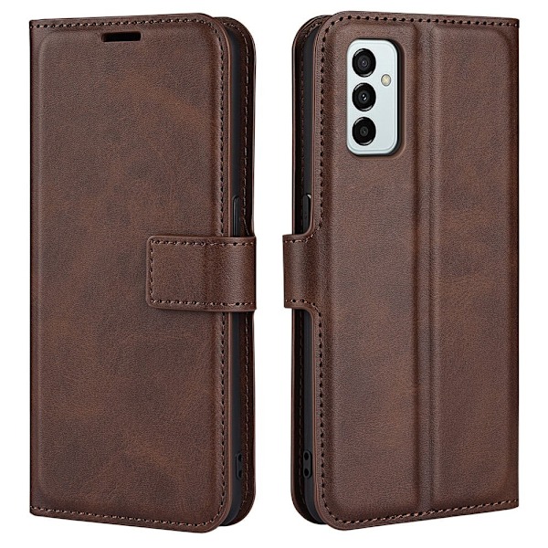 Samsung Galaxy M23 nahkainen lompakokkotelo - Ruskea Brown