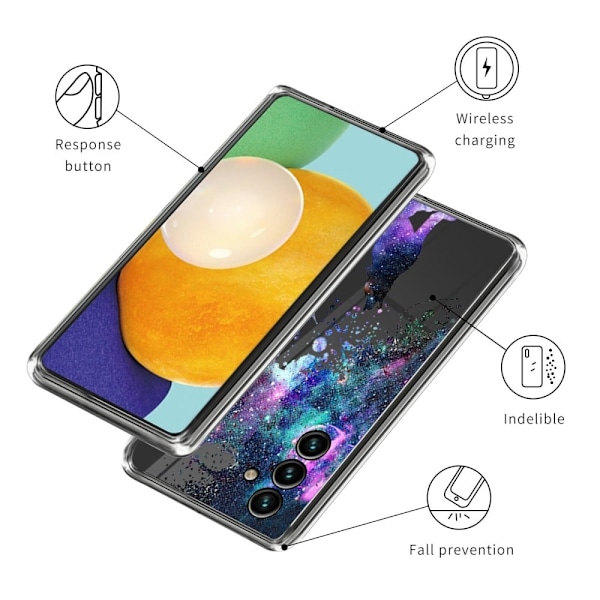 Deco Samsung Galaxy A34 5G Etui - Starry Sky Multicolor