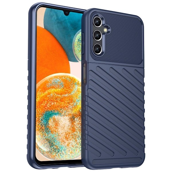 Thunder Samsung Galaxy A14 Fodral - Blå Blå