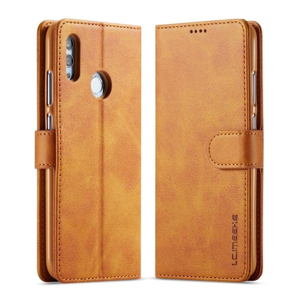 LC.IMEEKE Huawei P Smart 2019 læderetui - Brun Brown
