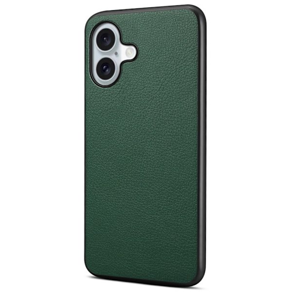 Mat og elegant tekstureret iPhone 16 cover - Grøn Green