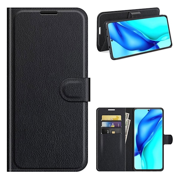 Classic Huawei P50 Pro Flip etui - Sort Black