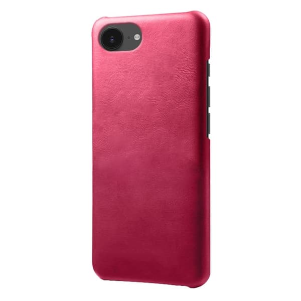 16e Case Calf Texture Veganläder Hårt PC-skyddande mobilskal - Ros Rosa