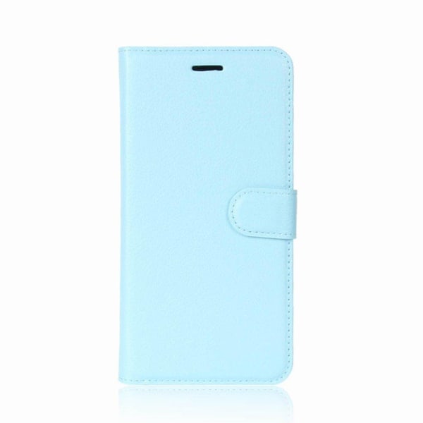 Meizu Pro 7 Etui med Litchi tekstur - Blue