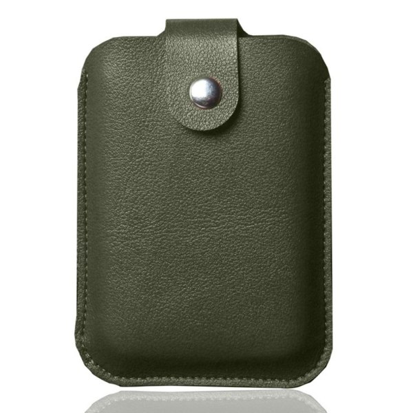 Apple MagSafe Power Bank leather case - Army Green Green