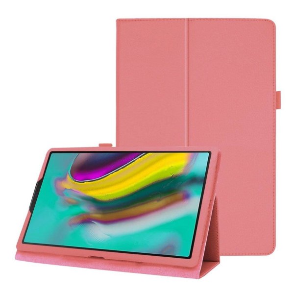 Samsung Galaxy Tab A 10.1 (2019) litchi lædercover - pink Pink