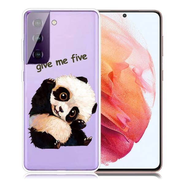 Deco Samsung Galaxy S21 etui - Give Me Five Black