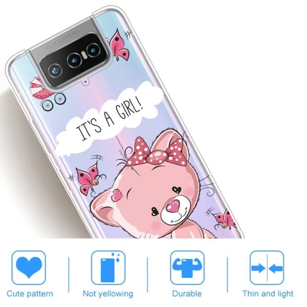 Deco Asus Zenfone 7 Pro cover - Pink Pink