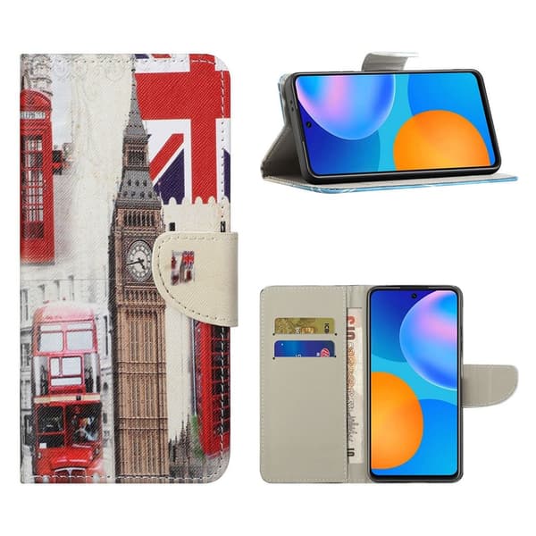 Wonderland Samsung Galaxy S21 FE Flippetui - London Style Multicolor