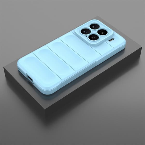 Deksel med mykt grep for Xiaomi 15 - Babyblå Blue