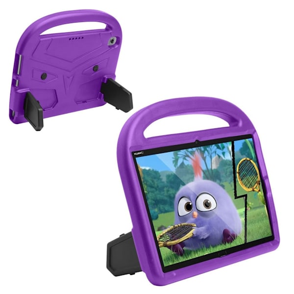 Huawei MediaPad M5 10 / M6 10.8 stødsikkert etui i sparrow-stil - Lilla Purple