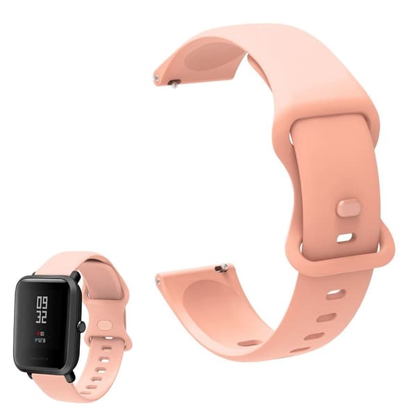 Universal enkel silikone-urrem - Lyserød Pink
