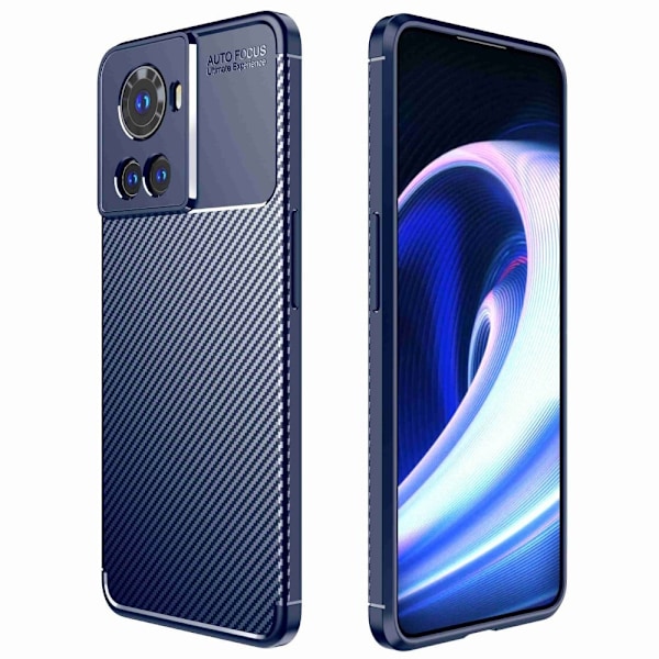 Carbon Shield OnePlus Ace kotelot - Sininen Blue