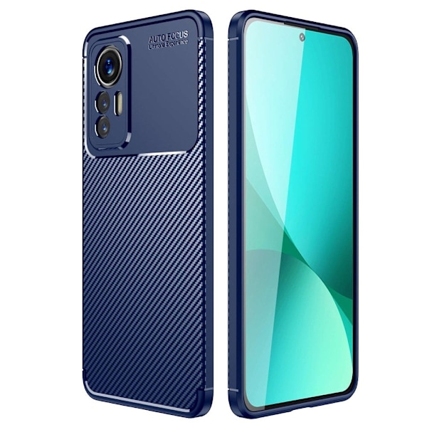 Carbon Shield Xiaomi 12 Lite deksel - Blå Blue