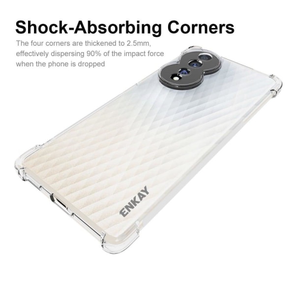 ENKAY clear drop-proof case for Honor 80 Transparent