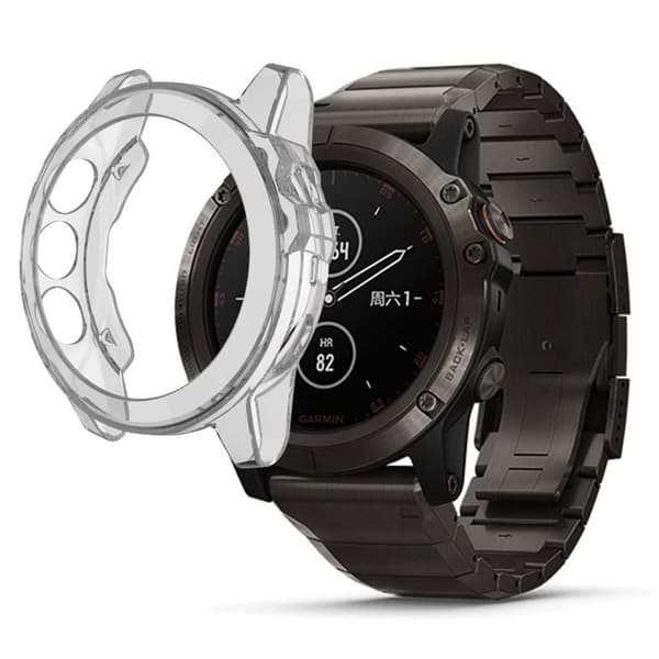 Garmin Fenix ​​5x Holdbar Ramme - Lysegrå Silver grey